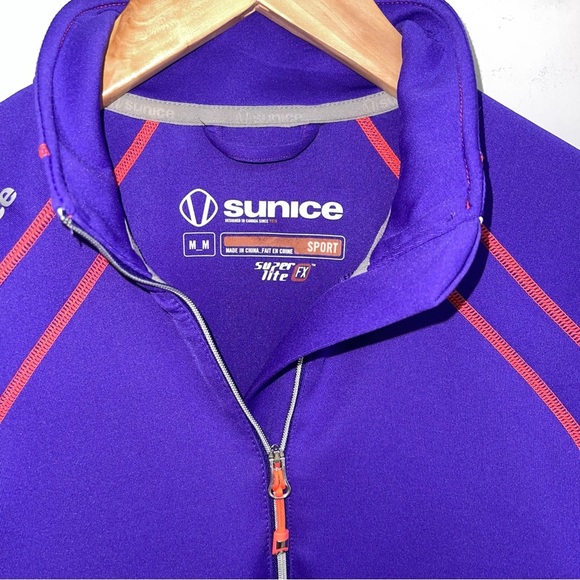 Sunice Thermal Quarter-Zip Pullover Women's Size Medium Purple Pink SuperliteFX‎ - Picture 6 of 11
